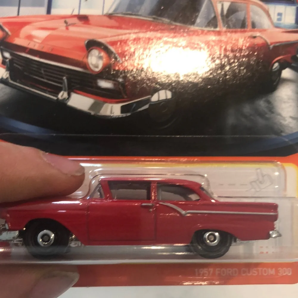 Matchbox Red Ford Custom 300 Toy Car